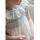 Diana Special Occasion Dress with Forget Me Not Hand Smocking