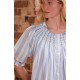 Cleopatra Blouse Maine Stripe with Seaside Hand Smocking Edition 39