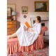 Mother Teresa Women's Nursing & Maternity Dress Long Sleeves with Mermaid Tail Forget Me Not Hand Smocking Mother Teresa Women's Nursing & Maternity Dress Long Sleeves with Mermaid Tail Forget Me Not Hand Smocking